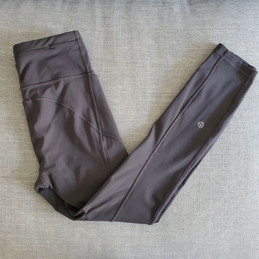 Lululemon Cropped Leggings Gray Size 2 XXS XS